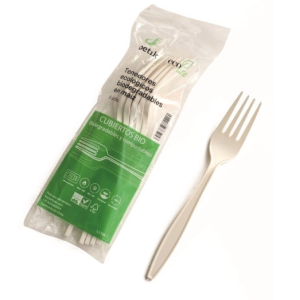 Tenedor maiz compostable